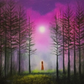 171460452 A dream in a beautiful forest  by night 