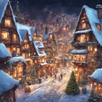 865842 a nice fantastic christmas village  xl-1024-v1-0