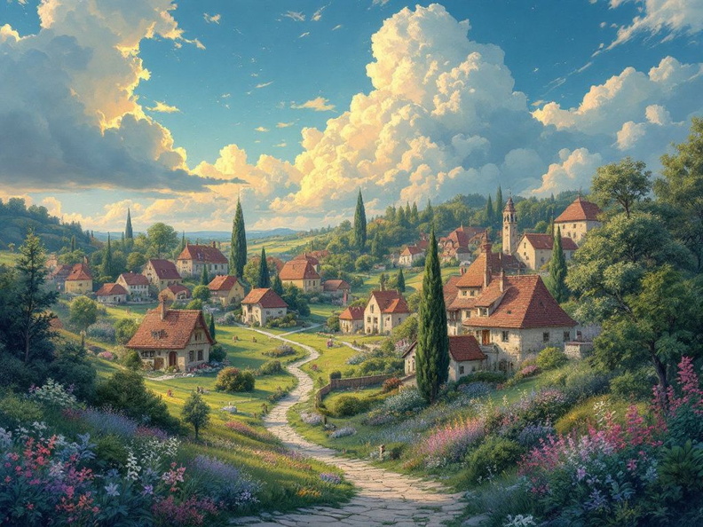 Dessin_d\'Un_joli_village_endormi_sous_un_ciel_endo(1).png